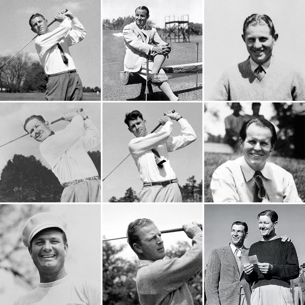 The Masters Champions from 1932-1942