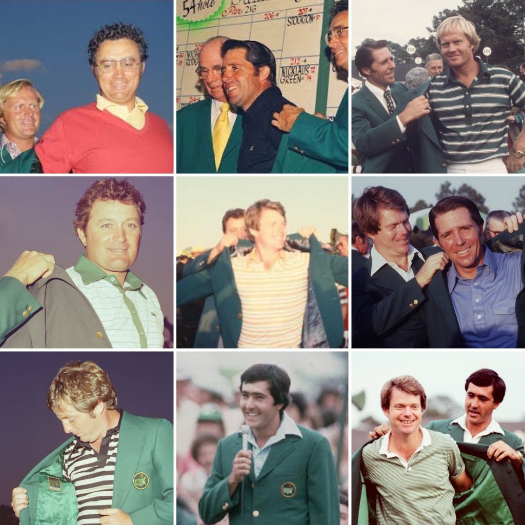 The Masters Champions from 1973-1981