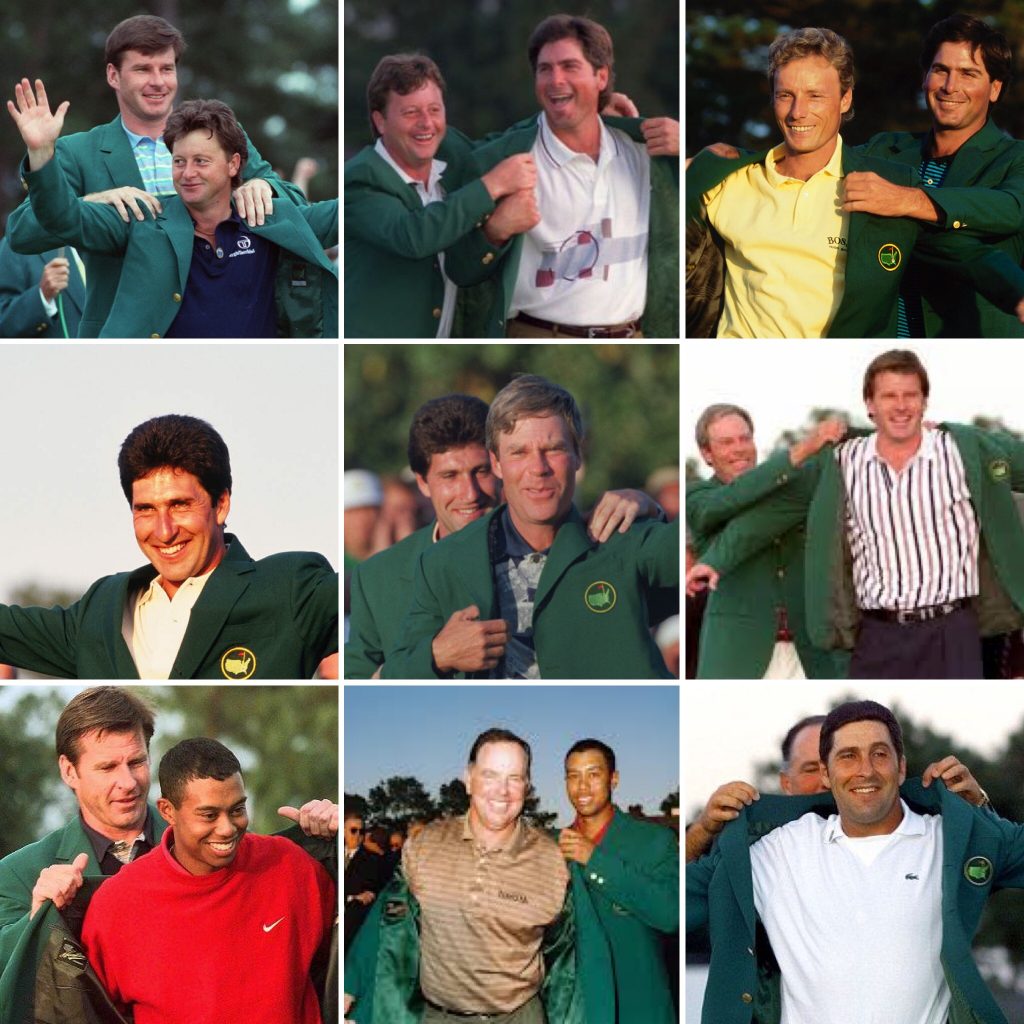 The Masters Champions from 1991-1999