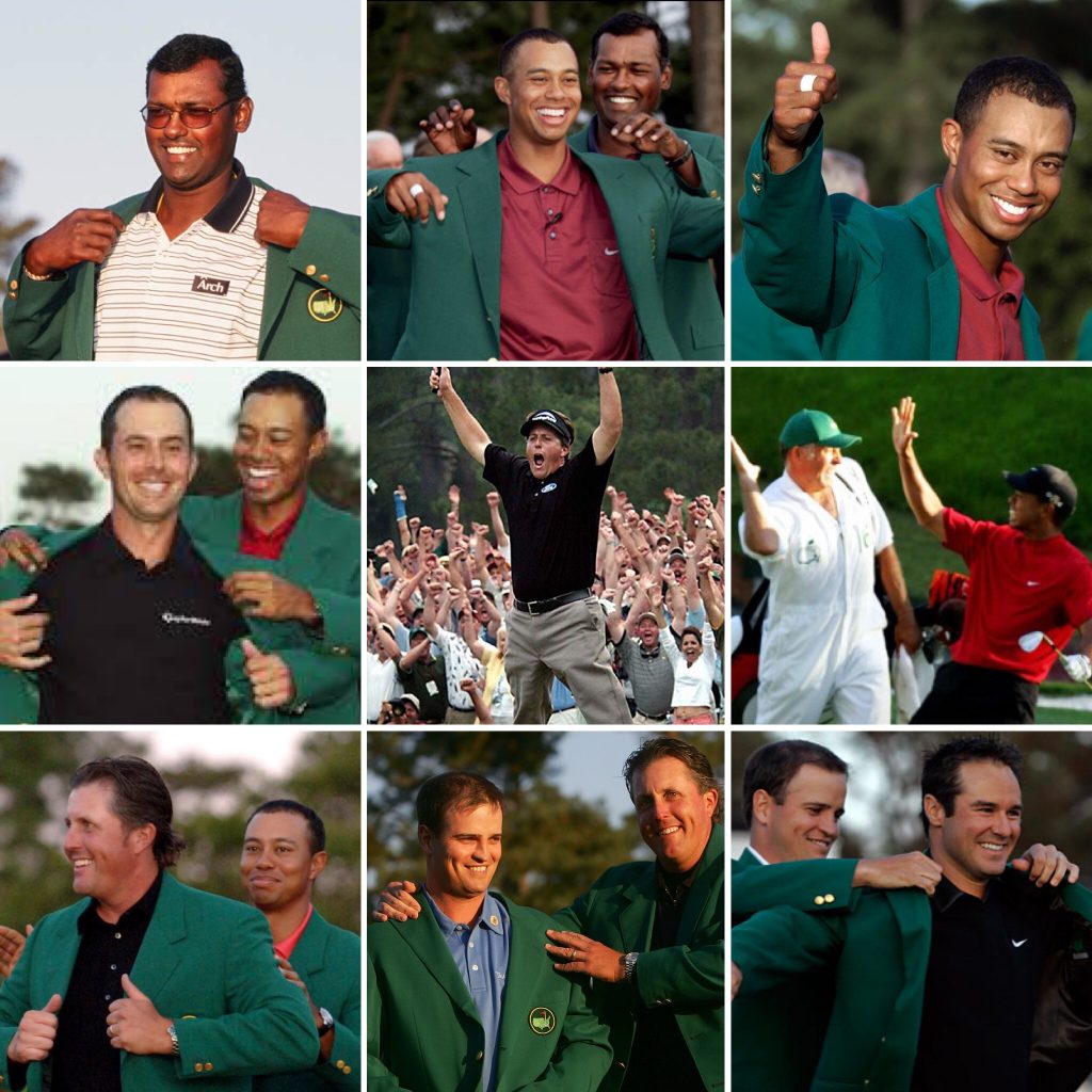 The Masters Champions from 2000-2008