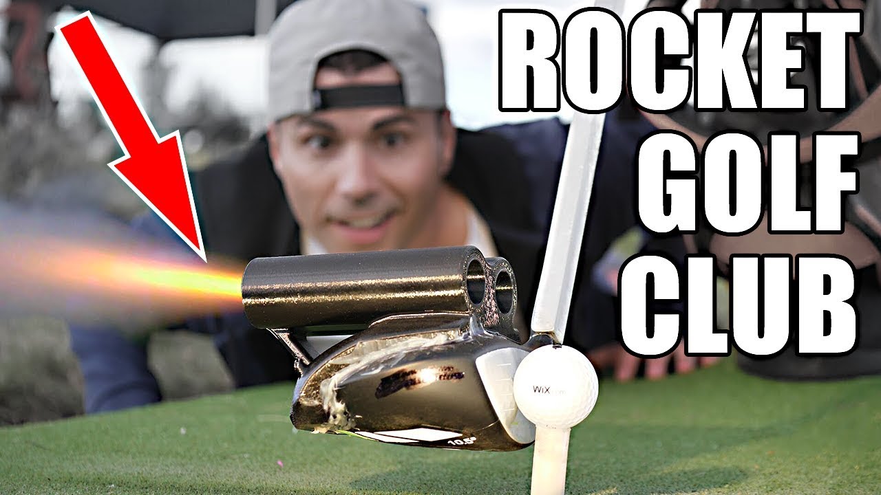 Rocket Golf Club by Mark Rober